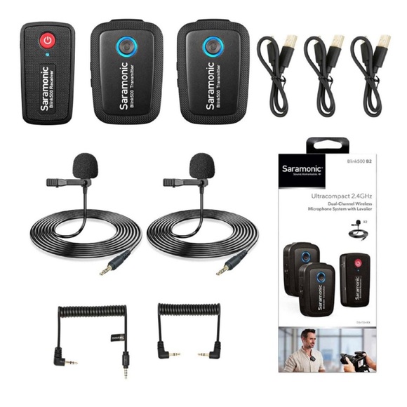 Saramonic Ultracompact Wireless Clip on Mic System - Picture 2 of 6